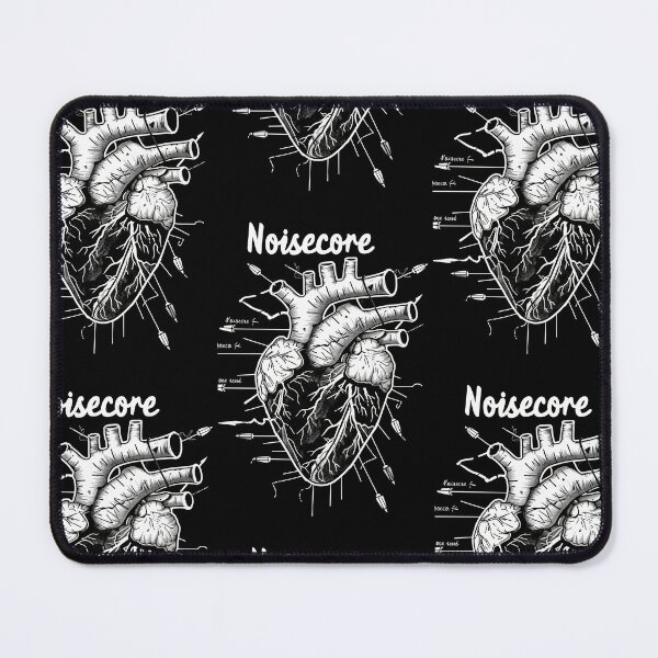 Item preview, Heart with "Noisecore" Text in Graffiti Style designed and sold by Piotrek0001.