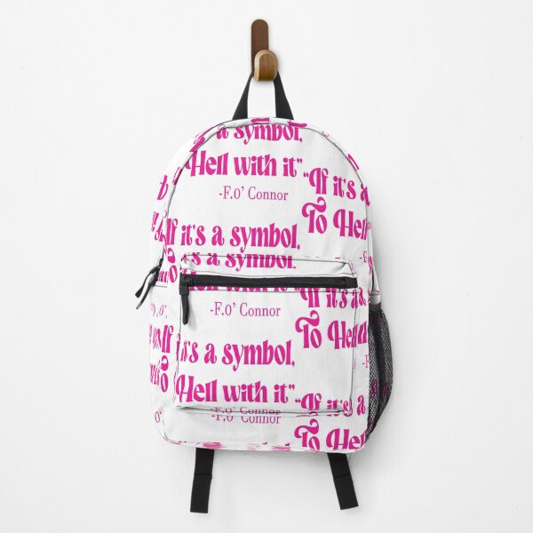 Item preview, Pink if it's a symbol, to hell with it, f.o connor quote catholic eucharistic quote, catholic gift , gift for priests, eucharistic congress, johnathan roumie quote designed and sold by Stephani Analah.