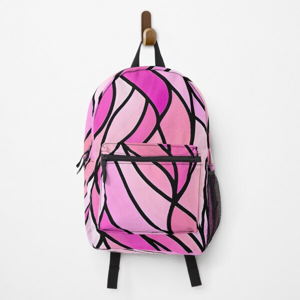 Item preview, Abstract Pink Stained Glass Inspired Pattern for Whimsical Eclectic Maximalist Decor designed and sold by kathrynchill.