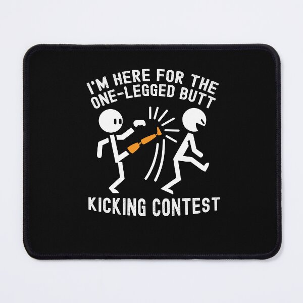Item preview, Funny Leg Amputee One Legged Butt Kicking Contest designed and sold by Dressed For  Duty.