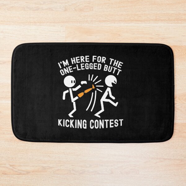 Item preview, Funny Leg Amputee One Legged Butt Kicking Contest designed and sold by Dressed For  Duty.