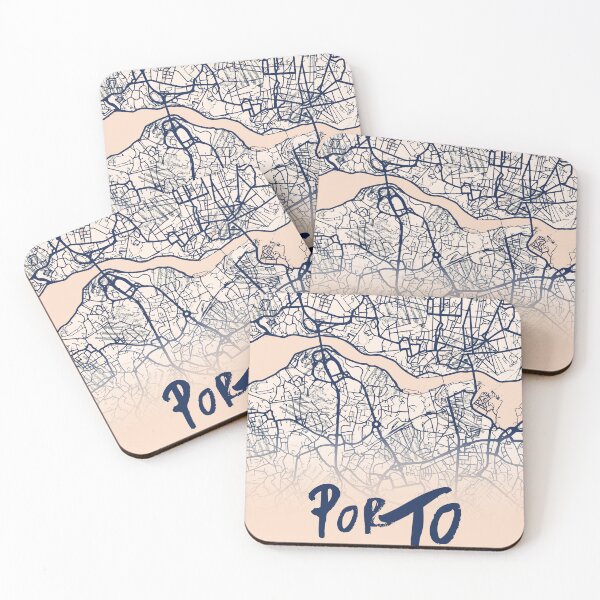 Item preview, Custom Porto City Map Design designed and sold by hateeyes.