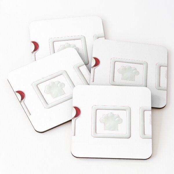 Item preview, a set of insulated plastic chef icons designed and sold by Creative88Art.
