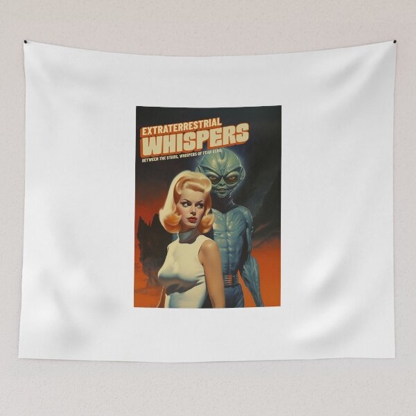 Item preview, “Extraterrestrial whispers” alien merch  designed and sold by ChowdersTee.
