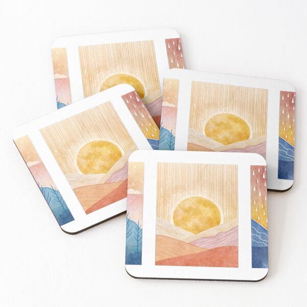 Item preview, a set color seasonal posters designed and sold by Creative88Art.
