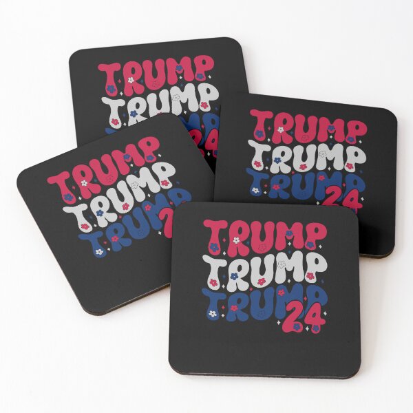 Item preview, Trump Trump Trump 2024 Retro Groovy, Trump Groovy design designed and sold by creatikatz.