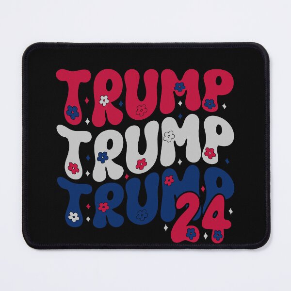 Item preview, Trump Trump Trump 2024 Retro Groovy, Trump Groovy design designed and sold by creatikatz.