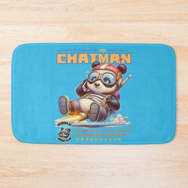 Item preview, A cool and funny superhero panda chatting with anyone designed and sold by Animal world designs.