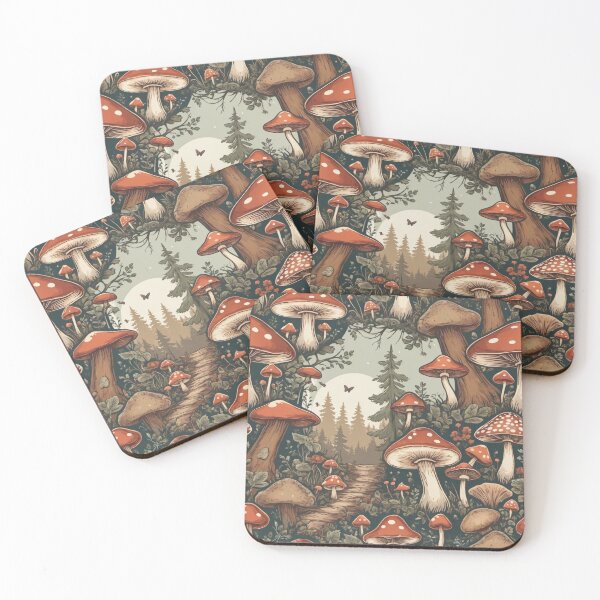 Item preview, Whimsical Mushroom Forest designed and sold by SeamPix.