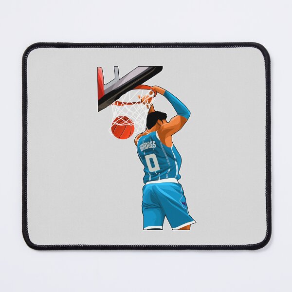 Item preview, Miles Bridges No.0 Dunk Behind The Back Art designed and sold by EndZoneEmporium.