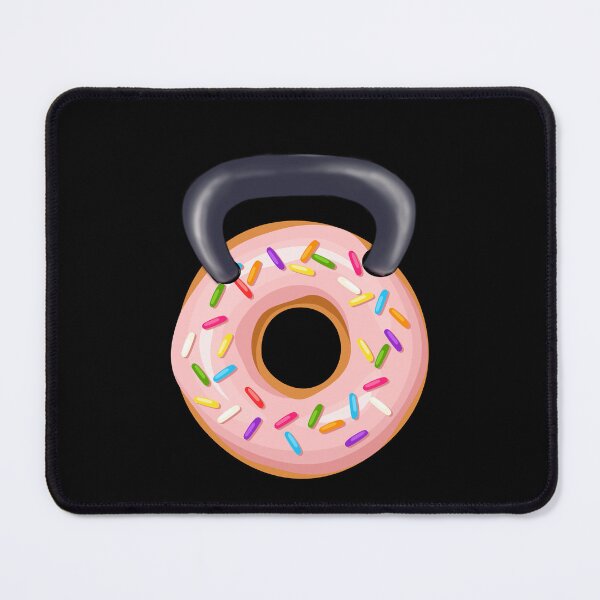 Item preview, Cute Donut Kettebell Funny Doughnut Fitness Sayings designed and sold by Easyas.