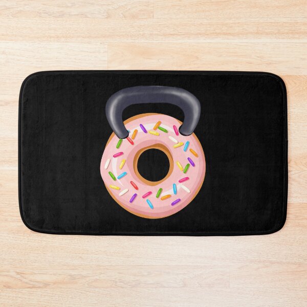 Item preview, Cute Donut Kettebell Funny Doughnut Fitness Sayings designed and sold by Easyas.