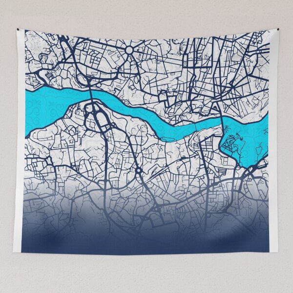 Item preview, Custom Porto City Map Design designed and sold by hateeyes.
