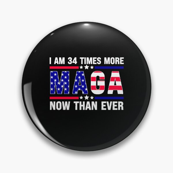 Item preview, I Am 34 Times More MAGA Now Than Ever designed and sold by creatikatz.