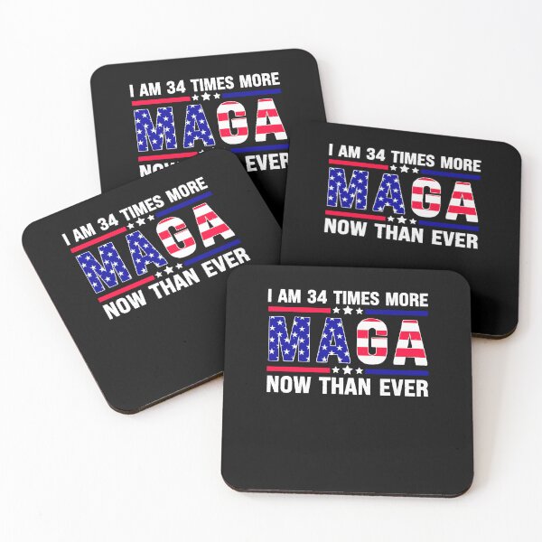 Item preview, I Am 34 Times More MAGA Now Than Ever designed and sold by creatikatz.