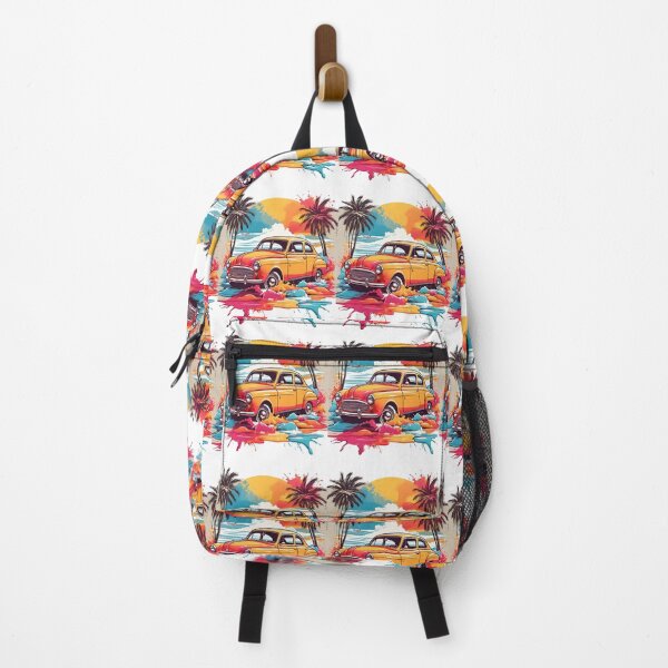 Item preview, Splash of Retro: Vibrant Vintage Car Designs designed and sold by BROWNEESHOUSE.