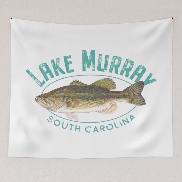 Item preview, Lake Murray South Carolina Largemouth Bass Design designed and sold by Futurebeachbum.