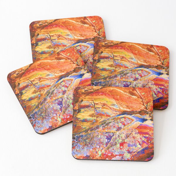 Item preview, Psychedelic Lichen Multicolor Poster Alpha designed and sold by talisman88.
