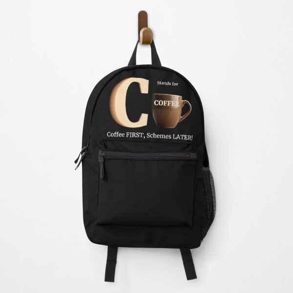 Item preview, "COFFEE FIRST, SCHEMES LATER" Graphic designed and sold by PrintChics.
