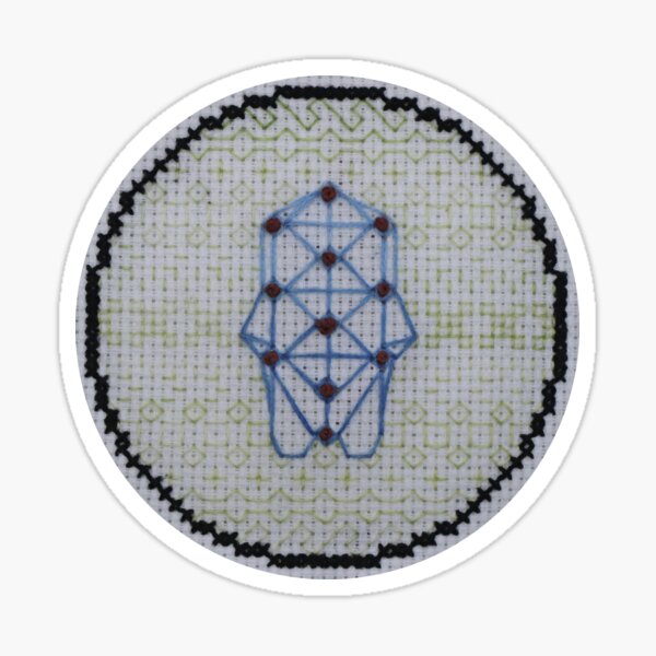 Item preview, Study #9.09 - Hamsa Sefirot Greenwork designed and sold by RebelMitch.