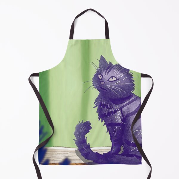 Item preview, purple cat designed and sold by PricklyPeanut.