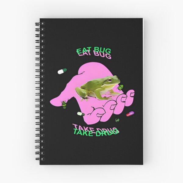 Item preview, Eat Bug Take Drug Frog Eat The Bugs Meme designed and sold by IsitTrue.