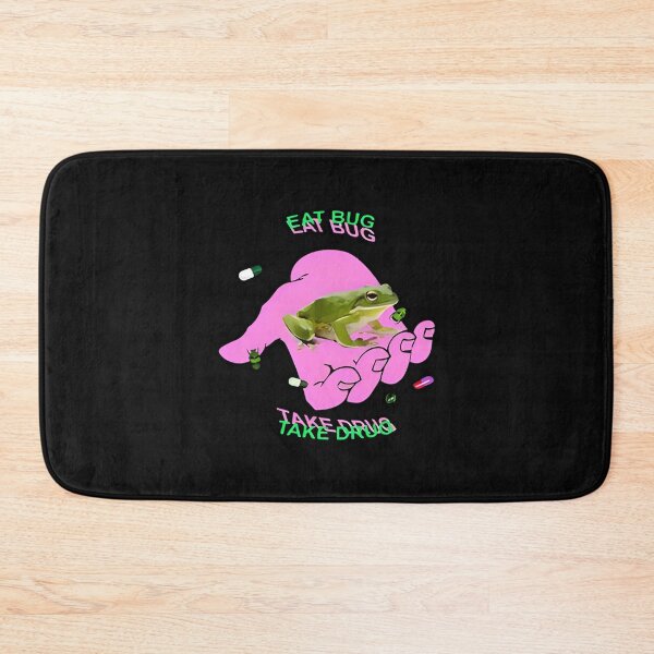 Item preview, Eat Bug Take Drug Frog Eat The Bugs Meme designed and sold by IsitTrue.