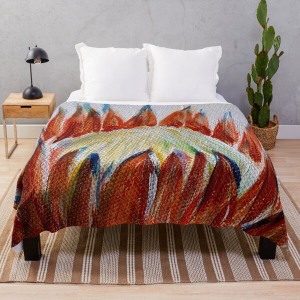 Item preview, Handdrawn red protea on canvas (02) designed and sold by Gudrun Eckleben.