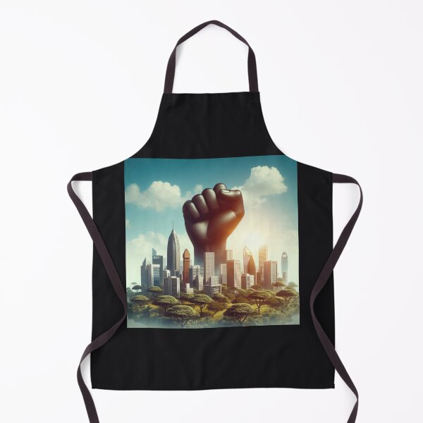 Item preview, Black Fist Solidarity African Pride for Lovers of African Culture | African Skyscrapers designed and sold by gyrate.