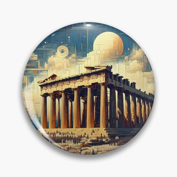 Item preview, Discover the Majesty of the Parthenon in Athens, Greece - Unique Art and Merchandise designed and sold by OzzFrequency.