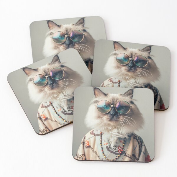 Item preview, Ragdoll Cat, My Pet in Kimono designed and sold by MonicaGoDesign.
