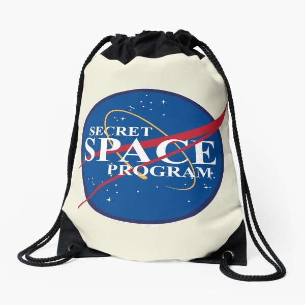 Secret Space Program 2 Drawstring Bag