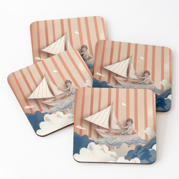 Item preview, sailing on clouds designed and sold by PricklyPeanut.