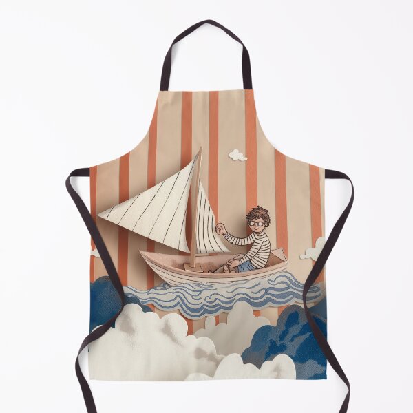 Item preview, sailing on clouds designed and sold by PricklyPeanut.