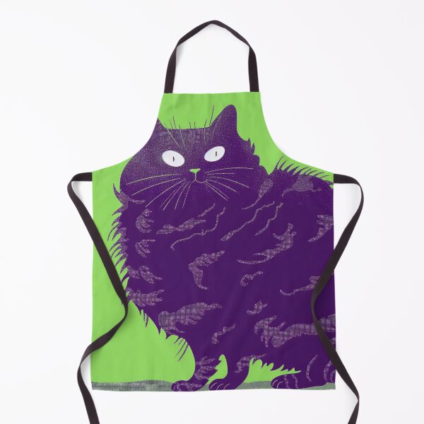 Item preview, purple cat designed and sold by PricklyPeanut.