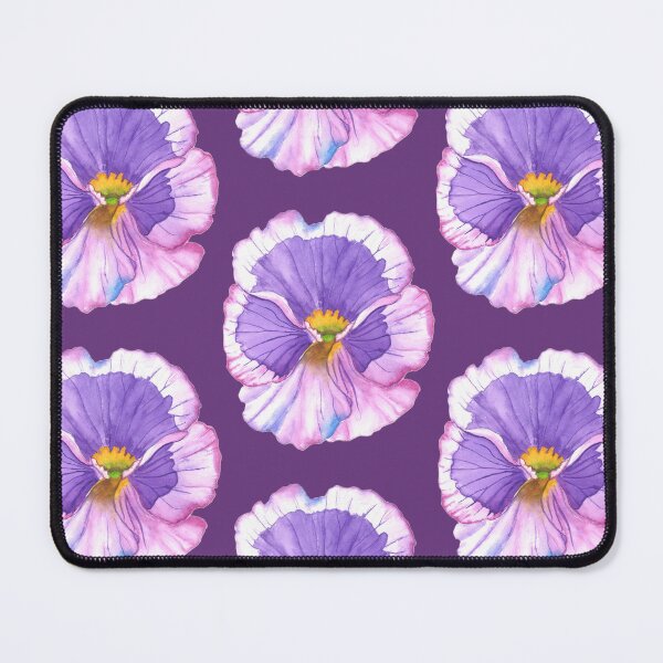 Item preview, Watercolour Fancy Purple Pansy watercolor florarl art designed and sold by Yarlseri.