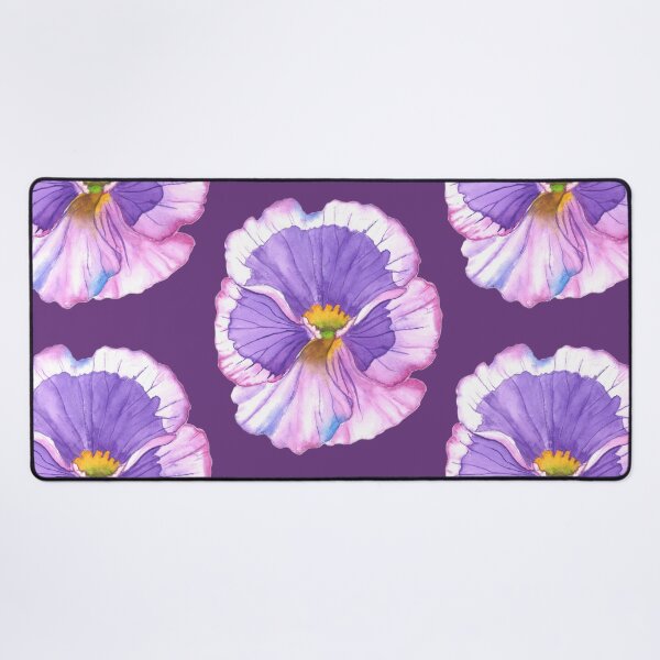Item preview, Watercolour Fancy Purple Pansy watercolor florarl art designed and sold by Yarlseri.