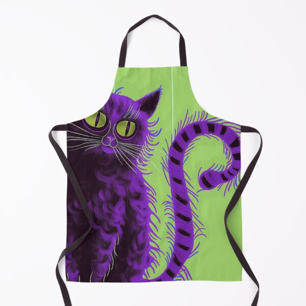 Item preview, purple cat designed and sold by PricklyPeanut.