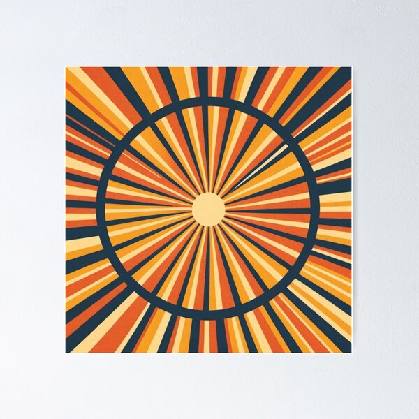 Item preview, Retro Sunburst designed and sold by SeamPix.