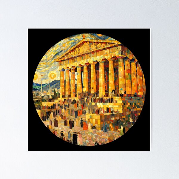 Item preview, Discover the Majesty of the Parthenon in Athens, Greece - Unique Art and Merchandise designed and sold by OzzFrequency.