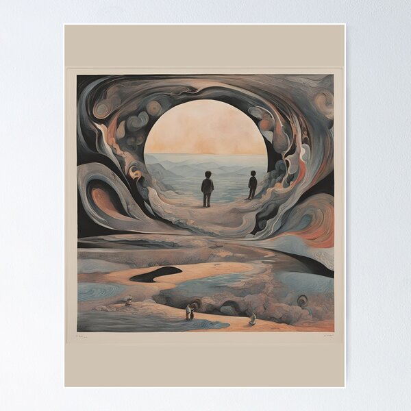 Item preview, Liminal Abstract Childhood Painting  designed and sold by madilafemina.
