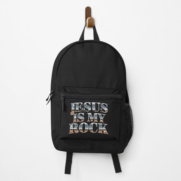 Item preview, JESUS IS MY ROCK. THE LORD IS MY REFUGE. designed and sold by Virtuousvogue.