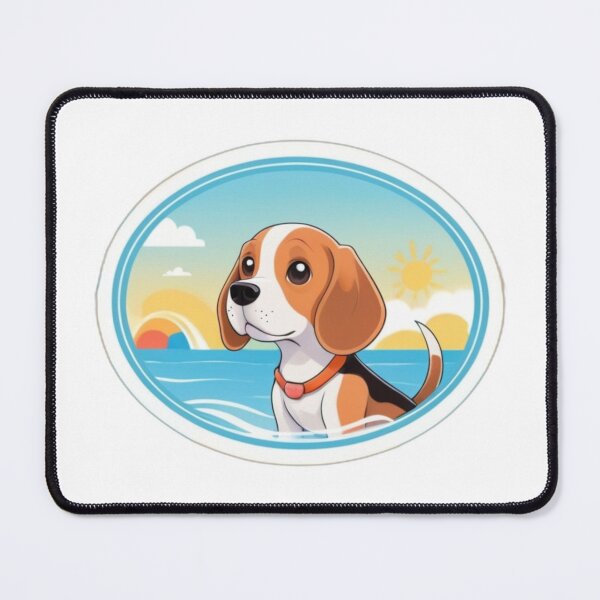 Item preview, Beachside Beagle Bliss designed and sold by NeatThingLover.