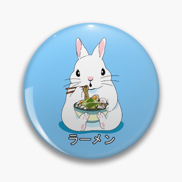 Item preview, Bunny eats ramen designed and sold by DmitriM.