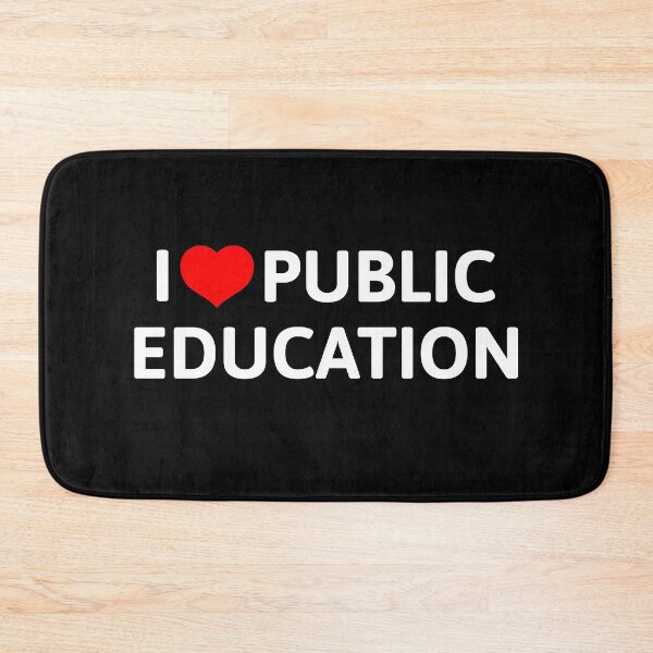 Item preview, I Love Public Education Support Message for Teachers designed and sold by NUMAcreations.