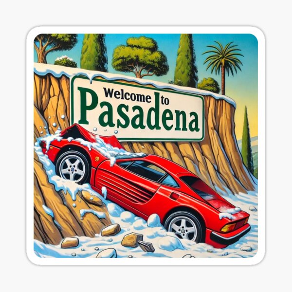 Item preview, Bienvenido a Pasadena designed and sold by DecalDash.