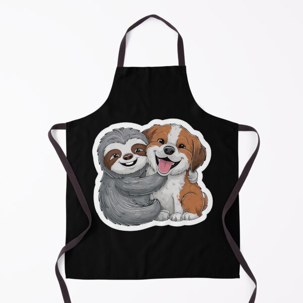 Item preview, Cute Sloth and Dog Friendship for Pug Lover designed and sold by Laugh-Lines.