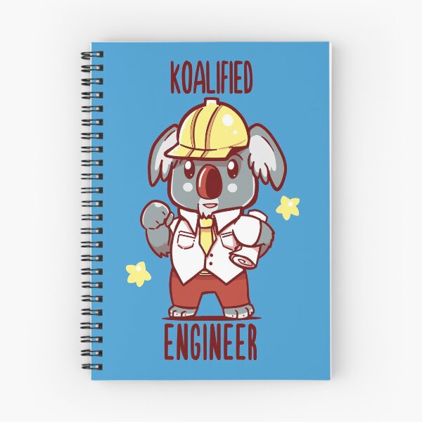 Item preview, Koalified Engineer - Koala Animal Pun Shirt designed and sold by TechraNova.