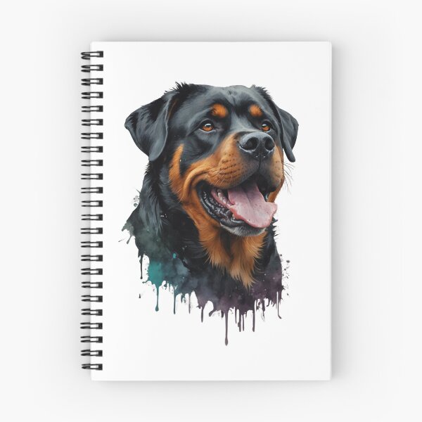 Item preview, Fuerza real: el majestuoso Rottweiler designed and sold by ToonTailsStudio.
