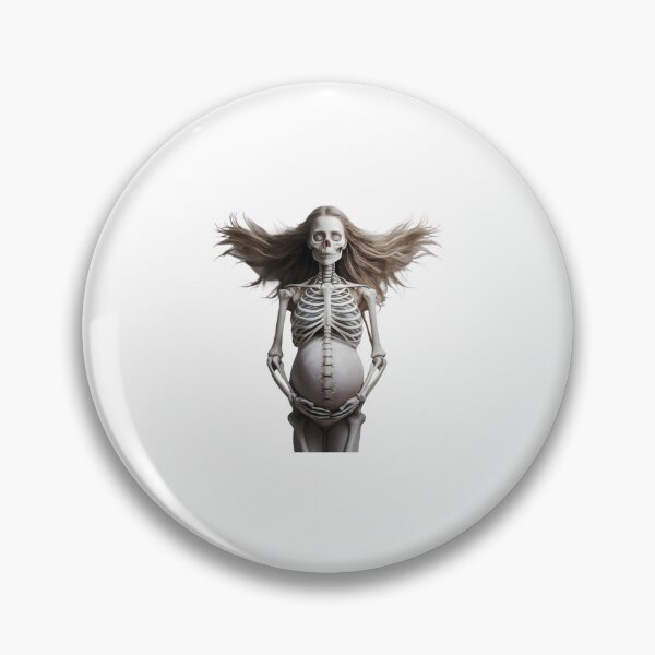 Item preview, Woman Pregnant Skeleton Halloween Pregnancy Announcement designed and sold by clothesy7.